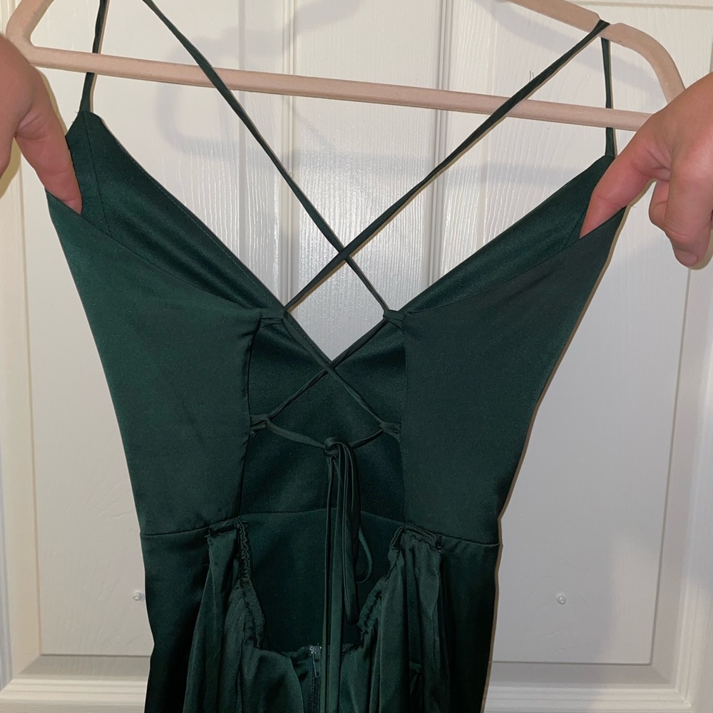Deep Emerald Evening Dress